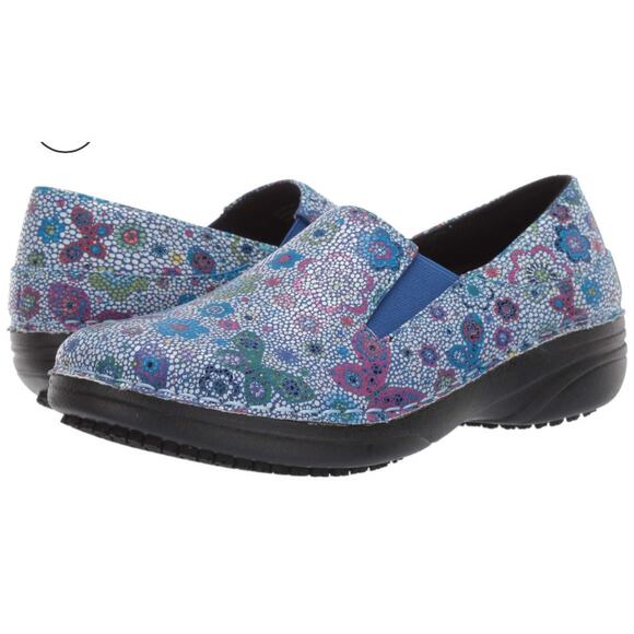 Spring Step Professional Womens Ferrara-BTFLW Clog Blue Size 8.5M - Picture 1 of 6